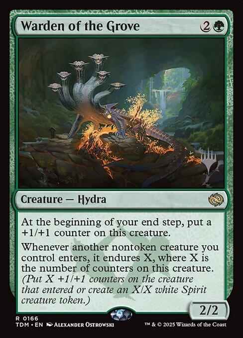 Warden of the Grove - Tarkir: Dragonstorm Promos