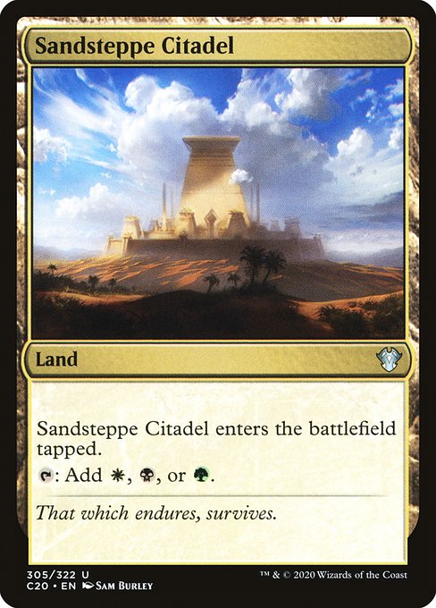 Sandsteppe Citadel - Commander 2020