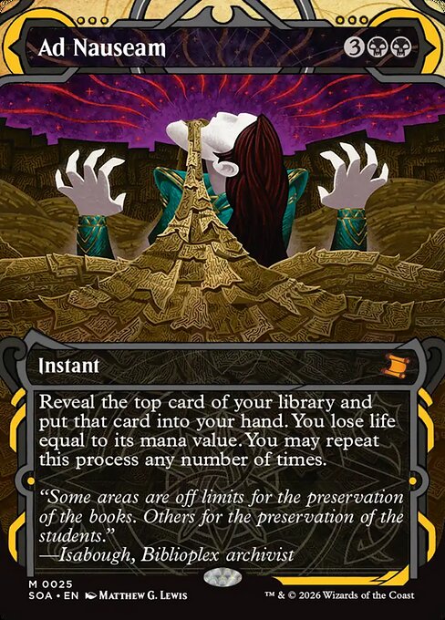 Ad Nauseam - Secrets of Strixhaven Mystical Archive - Showcase