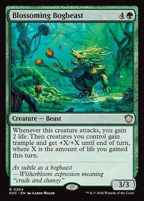 Blossoming Bogbeast - Secrets of Strixhaven Commander