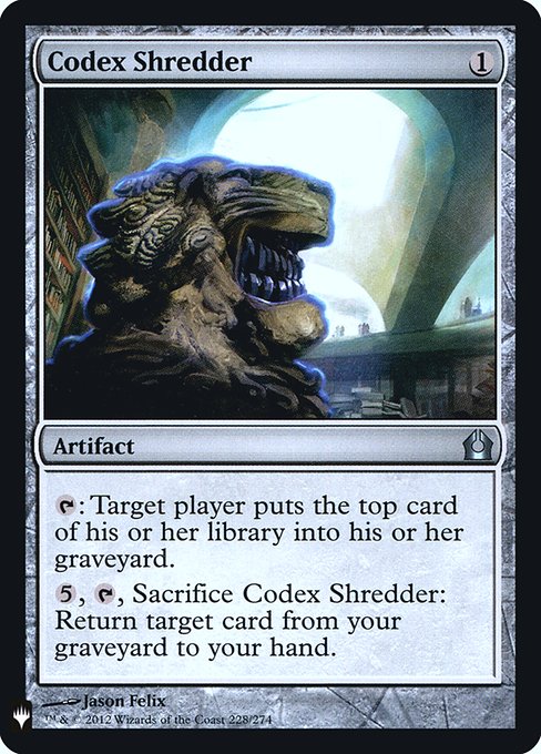 Codex Shredder - The List - Promo Foil