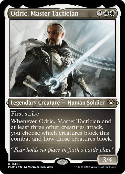 Odric, Master Tactician - Commander Masters - Etched Foil