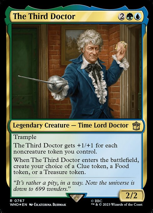 The Third Doctor - Doctor Who - Surge Foil