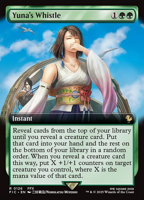 Yuna's Whistle - Final Fantasy Commander - Extended Art