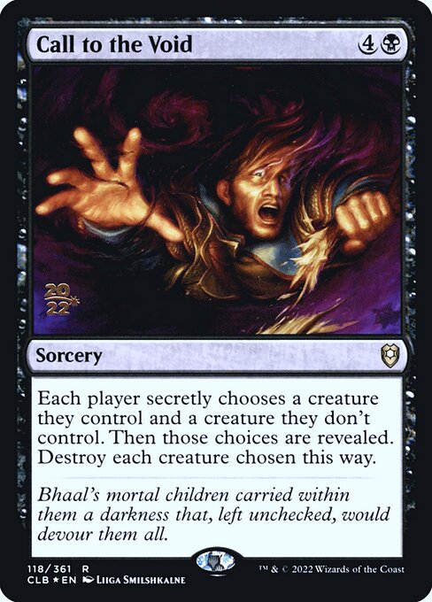 Call to the Void - Battle for Baldur's Gate Promos