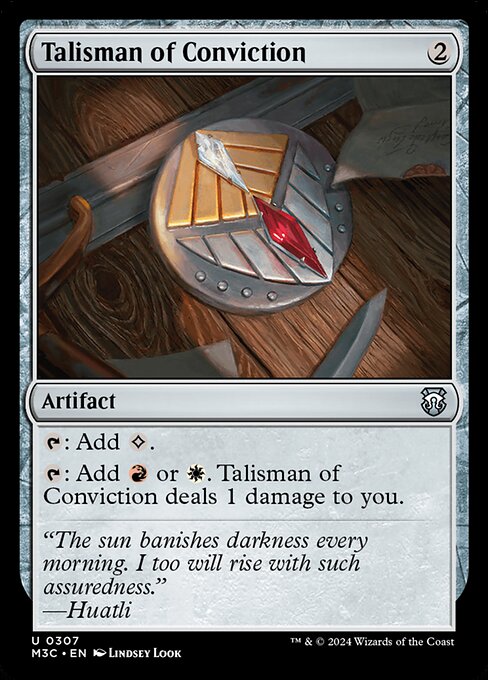 Talisman of Conviction - Modern Horizons 3 Commander