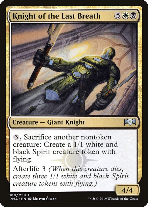 Knight of the Last Breath - Ravnica Allegiance