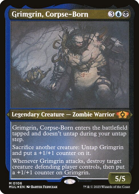 Grimgrin, Corpse-Born - Multiverse Legends - Etched Foil