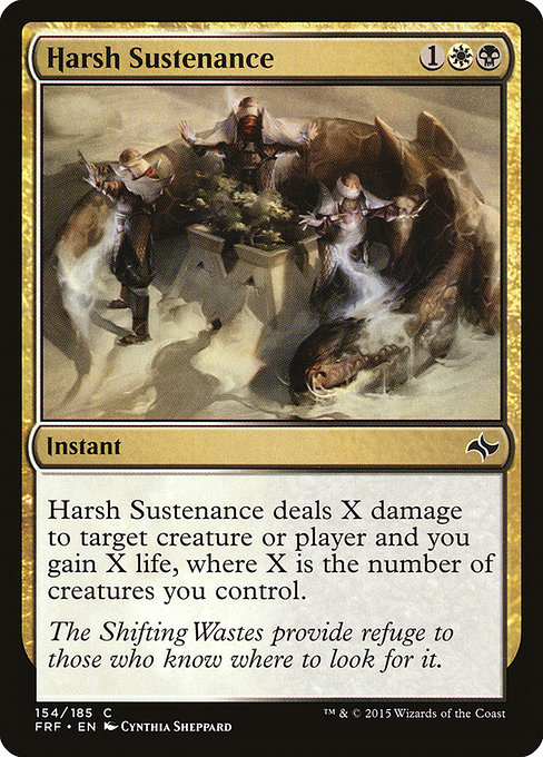 Harsh Sustenance - Fate Reforged