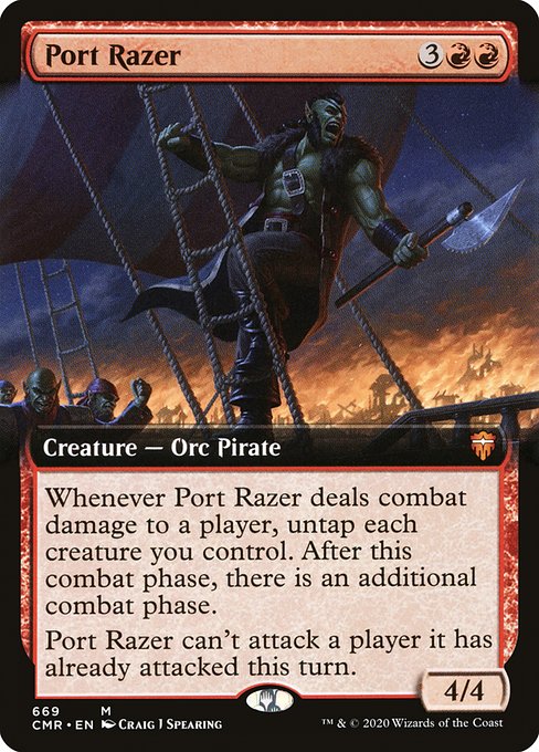 Port Razer - Commander Legends - Extended Art