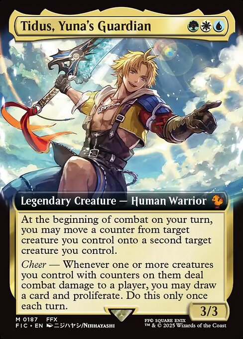 Tidus, Yuna's Guardian - Final Fantasy Commander - Extended Art
