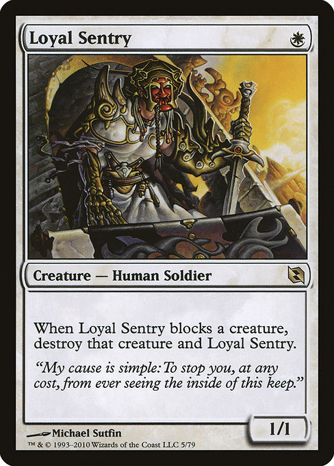 Loyal Sentry - Duel Decks: Elspeth vs. Tezzeret