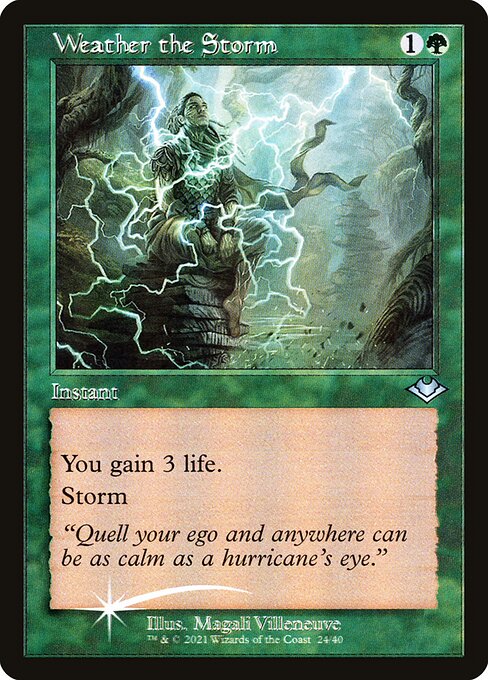 Weather the Storm - Modern Horizons 1 Timeshifts - Etched Foil