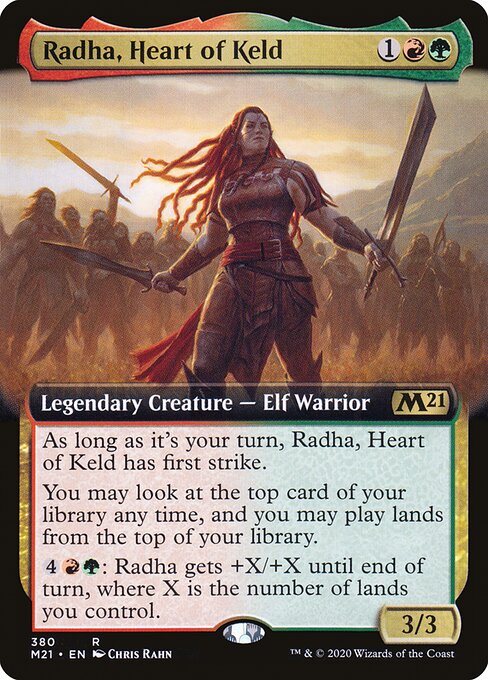 Radha, Heart of Keld - Core Set 2021 - Extended Art