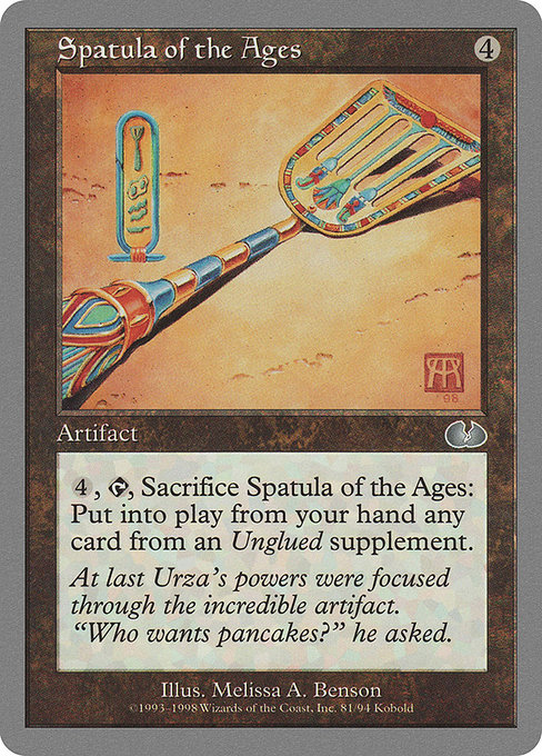 Spatula of the Ages - Unglued
