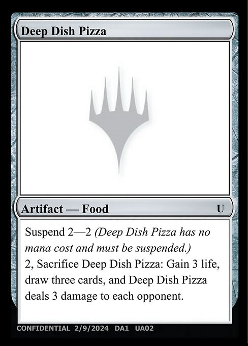 Deep Dish Pizza - Unknown Event