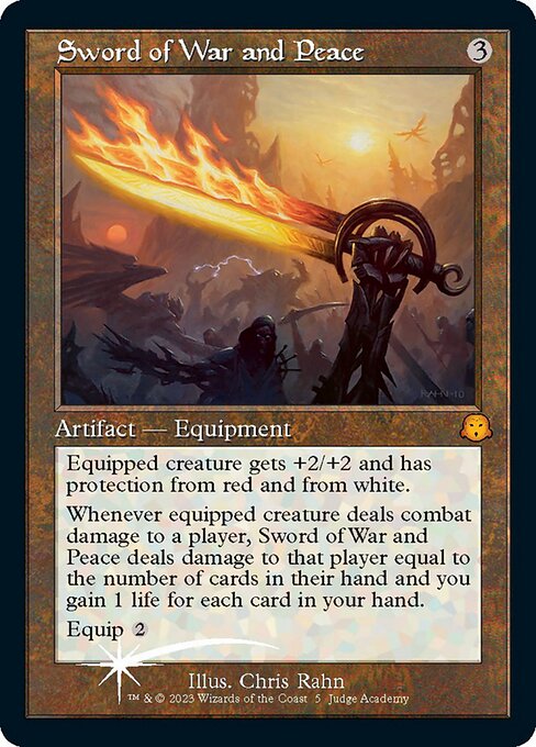 Sword of War and Peace - Judge Gift Cards 2023