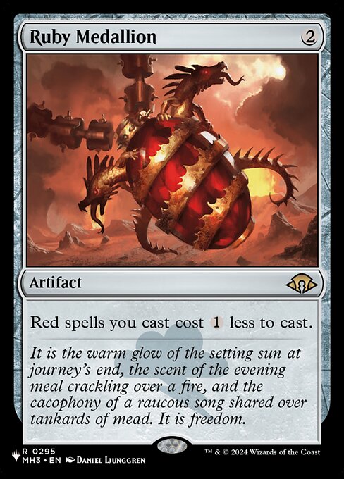 Ruby Medallion - The List