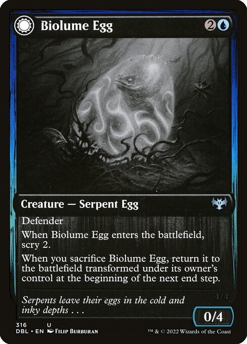 Biolume Egg // Biolume Serpent - Innistrad: Double Feature