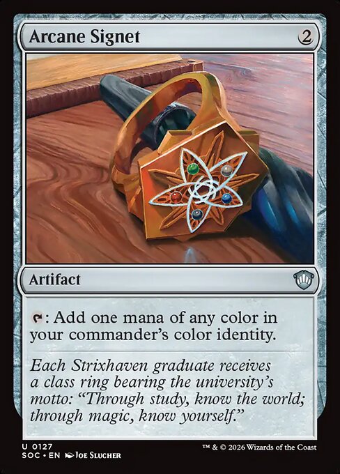 Arcane Signet - Secrets of Strixhaven Commander