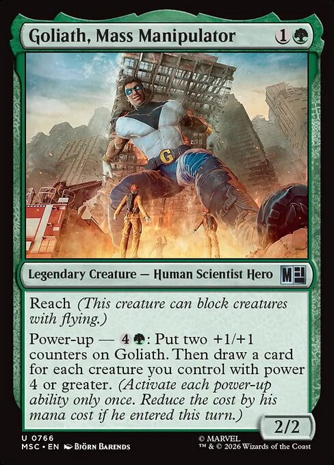 Goliath, Mass Manipulator - Marvel Super Heroes Commander