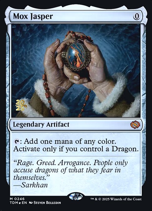 Mox Jasper - Tarkir: Dragonstorm Promos