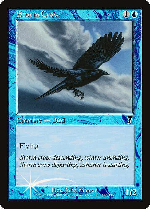 Storm Crow - Seventh Edition - Promo Foil