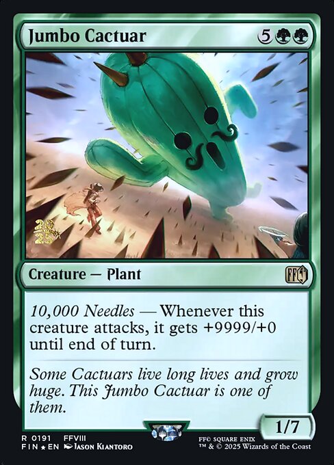 Jumbo Cactuar - Final Fantasy Promos