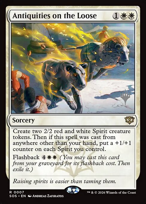 Antiquities on the Loose - Secrets of Strixhaven Promos