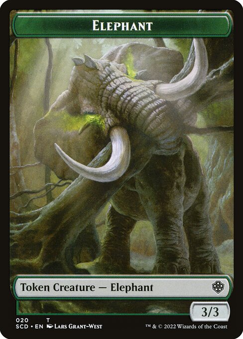 Elephant - Starter Commander Decks Tokens