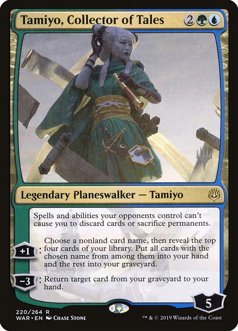 Tamiyo, Collector of Tales - War of the Spark Promos