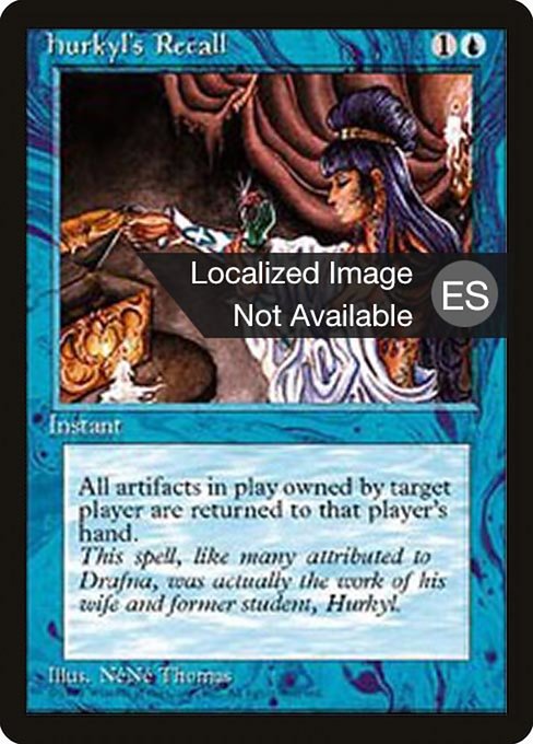 Retorno de Hurkyl (Hurkyl's Recall) - Fourth Edition Foreign Black Border