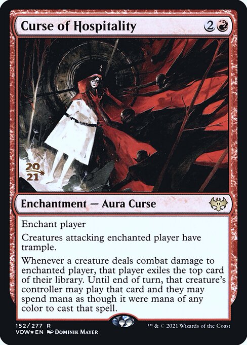 Curse of Hospitality - Innistrad: Crimson Vow Promos