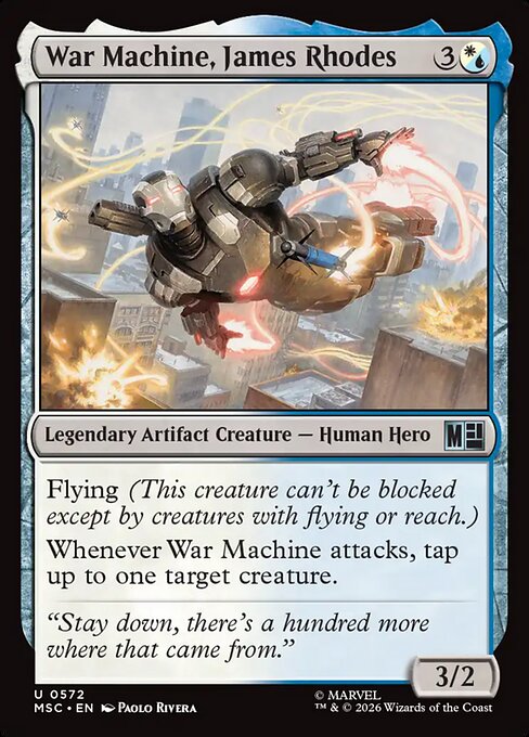 War Machine, James Rhodes - Marvel Super Heroes Commander
