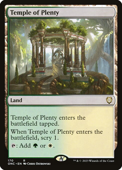 Temple of Plenty - Phyrexia: All Will Be One Commander