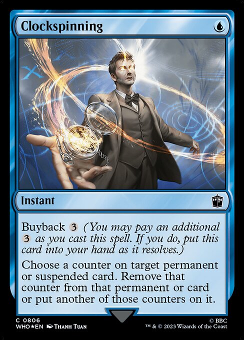 Clockspinning - Doctor Who - Surge Foil