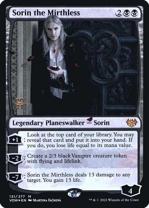 Sorin the Mirthless - Innistrad: Crimson Vow Promos - Promo Foil