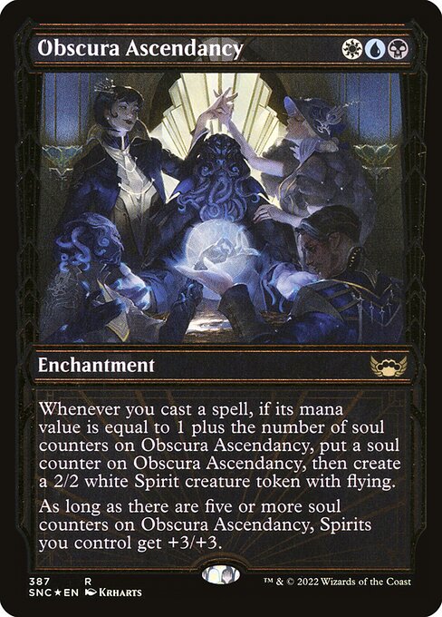 Obscura Ascendancy - Streets of New Capenna - Gilded Foil, Showcase