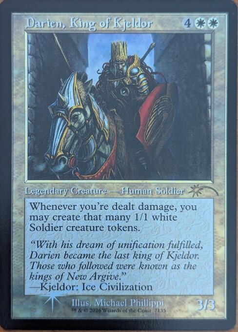 Darien, King of Kjeldor - Secret Lair Drop