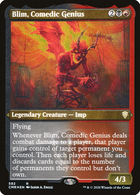 Blim, Comedic Genius - Commander Legends - Etched Foil