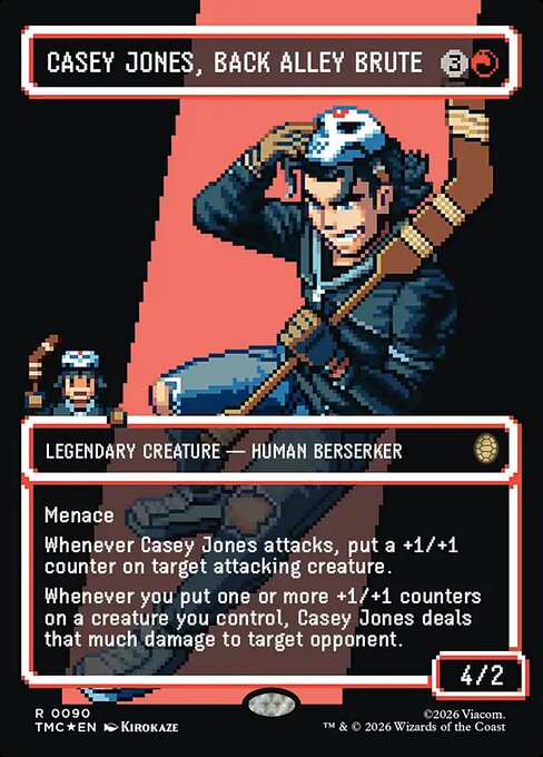 Casey Jones, Back Alley Brute - Teenage Mutant Ninja Turtles Eternal - Surge Foil, Borderless