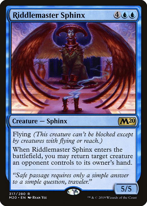 Riddlemaster Sphinx - Core Set 2020