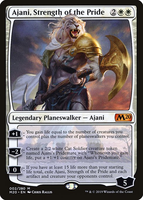 Ajani, Strength of the Pride - Core Set 2020