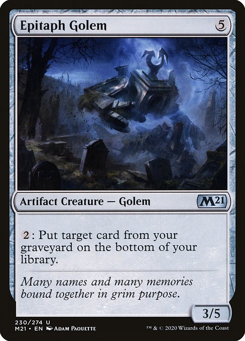 Epitaph Golem - Core Set 2021