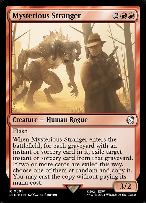 Mysterious Stranger - Fallout - Surge Foil