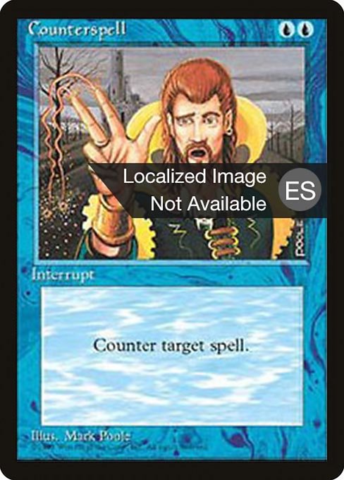 Contrahechizo (Counterspell) - Fourth Edition Foreign Black Border