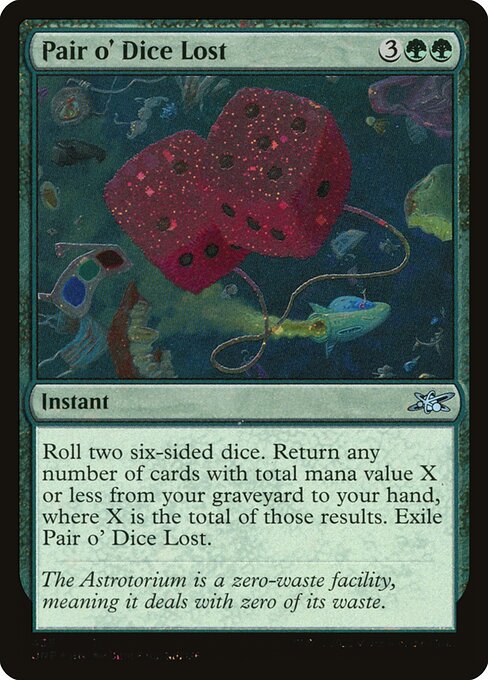 Pair o' Dice Lost - Unfinity - Galaxy Foil