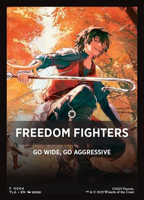 Freedom Fighters - Avatar: The Last Airbender Jumpstart Front Cards