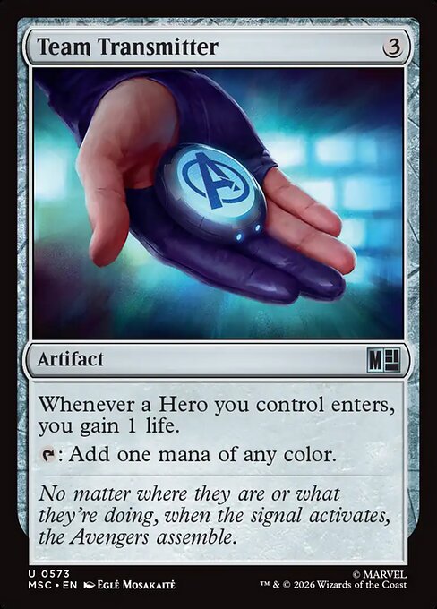 Team Transmitter - Marvel Super Heroes Commander