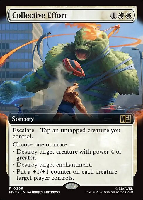 Collective Effort - Marvel Super Heroes Commander - Extended Art